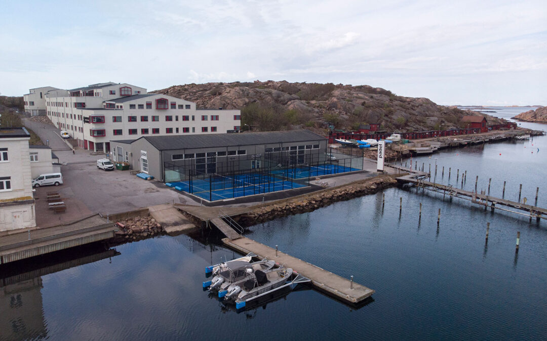 Sveriges mest havsnära padelbanor!